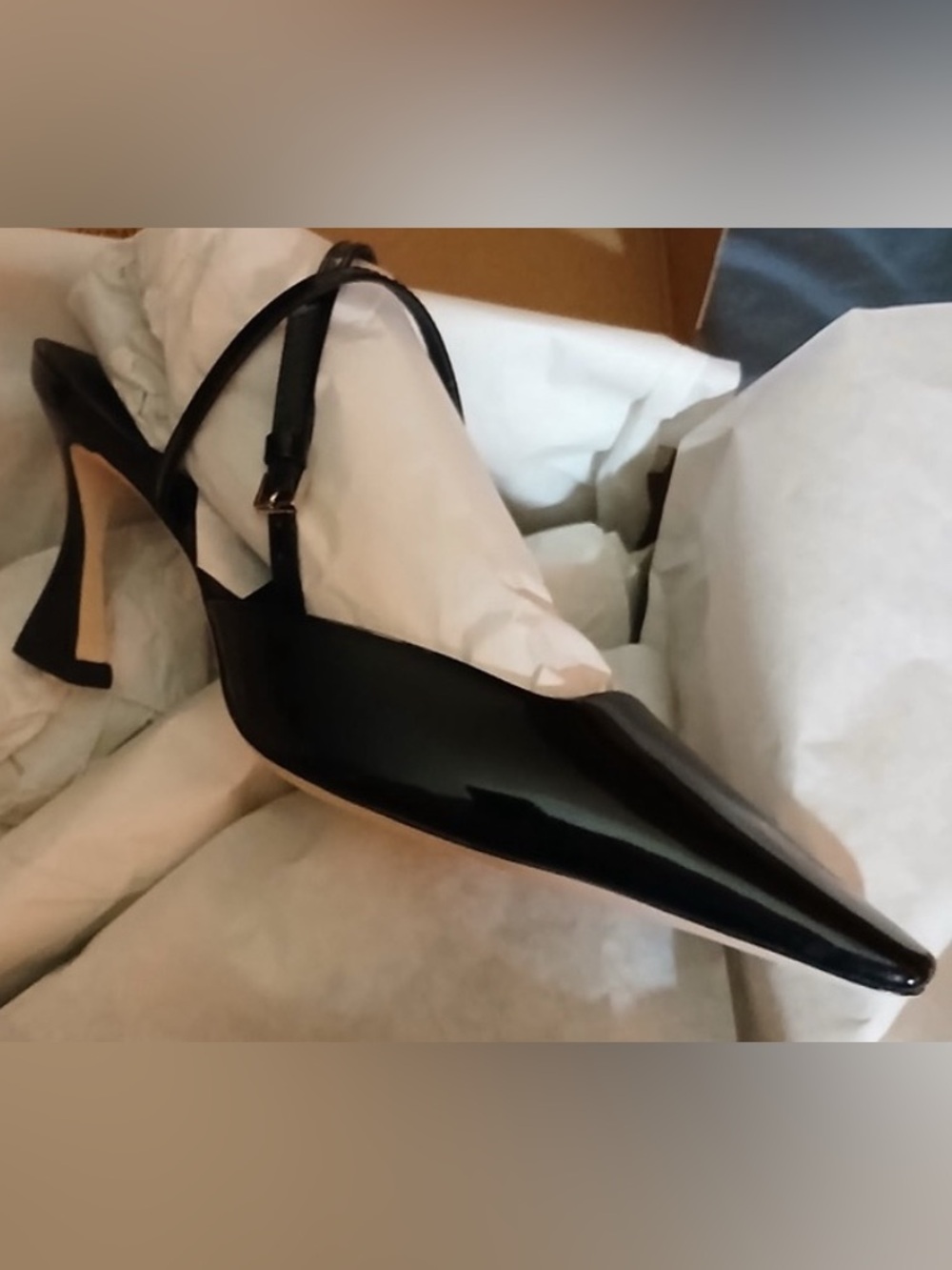 Reformation Natasha Pumps | Black Patent | Size: 6.5 | Orig: $298